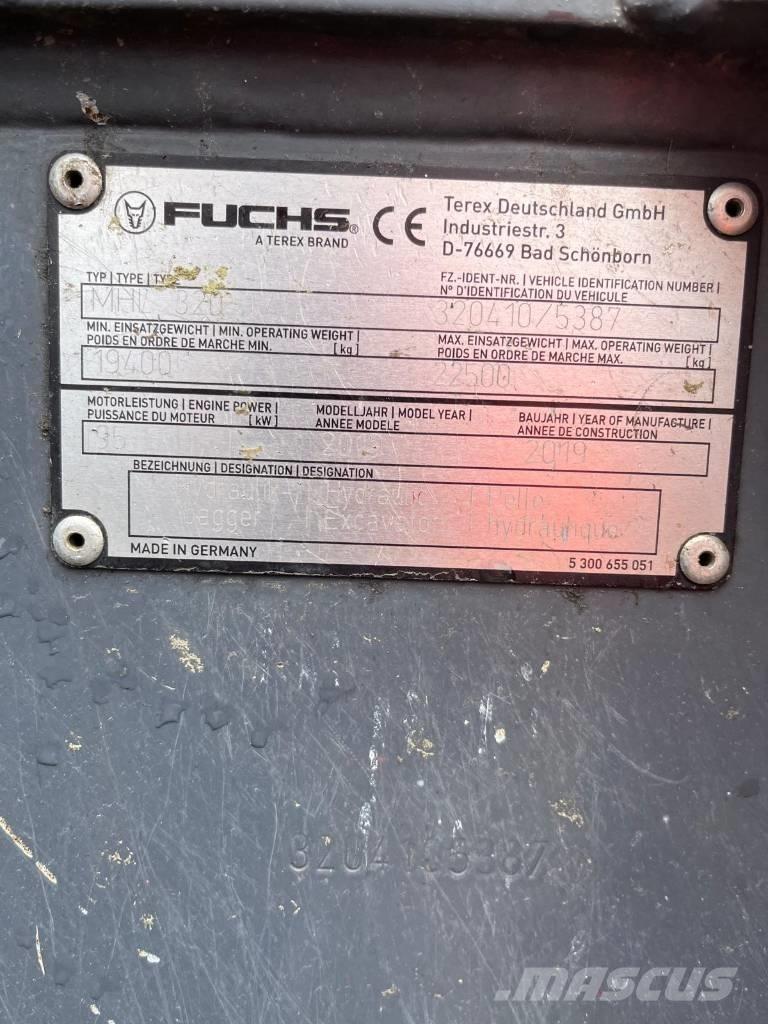 Terex Fuchs MHL320 Rukovanje materijalom – ostalo