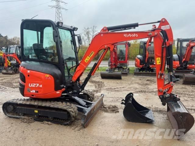 Kubota U 27-4 Mini bageri <7t