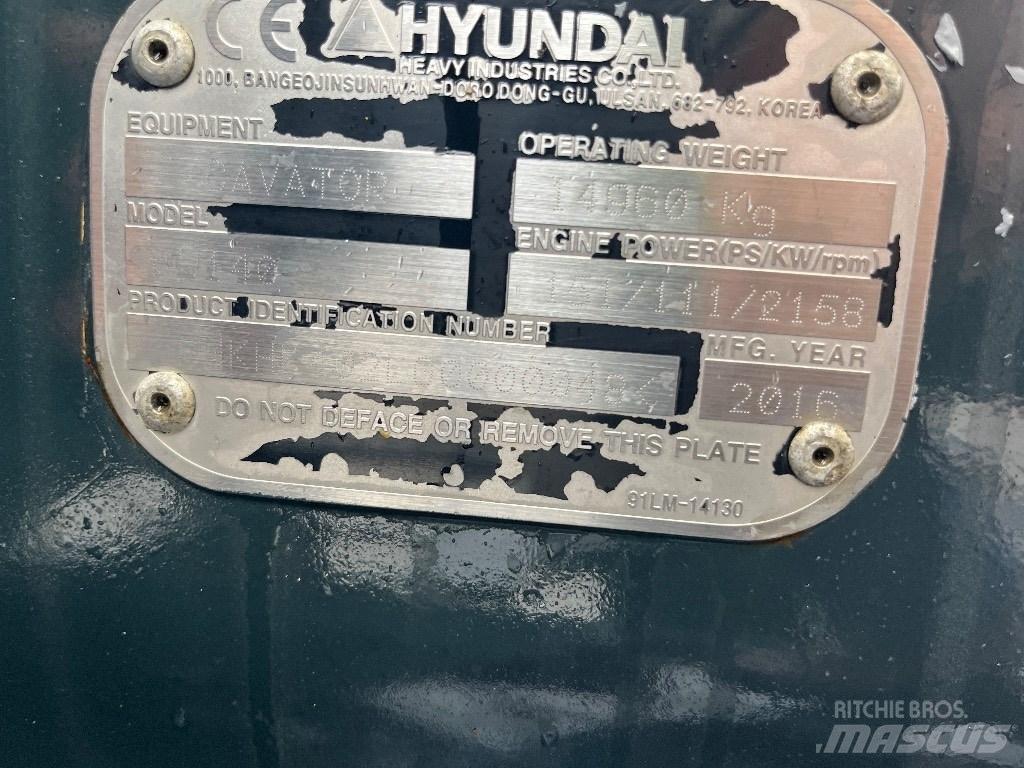 Hyundai HW140 Bageri na kotačima
