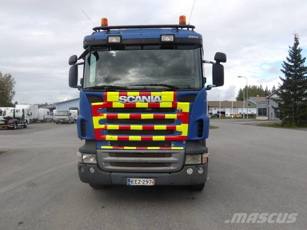 Scania R480 6x2 Rol kiper kamioni s kukama za dizanje