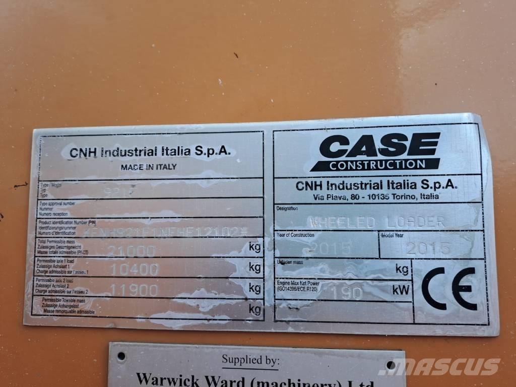 CASE 921FXR Utovarivači na kotačima