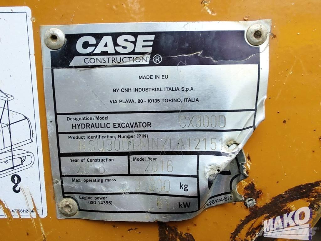 CASE CX 300 D Bageri gusjeničari