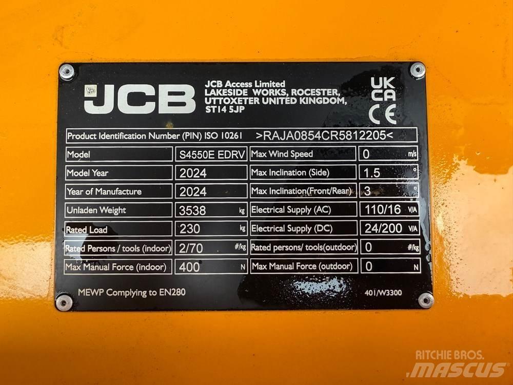 JCB S4550E Škaraste platforme
