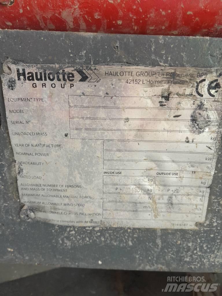 Haulotte Optimum  8 Škaraste platforme