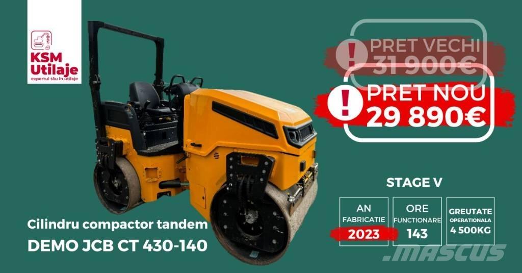 JCB CT430-140 Valjci sa dvojnim bubnjem