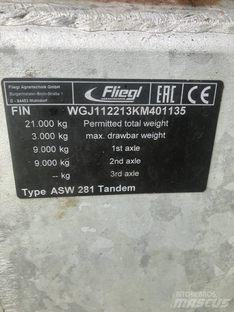 Fliegl asw 281 Ostale prikolice