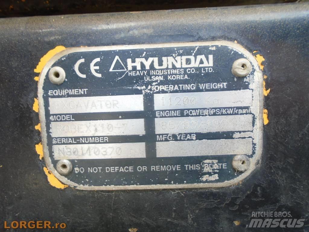 Hyundai Robex 110-7 Bageri gusjeničari