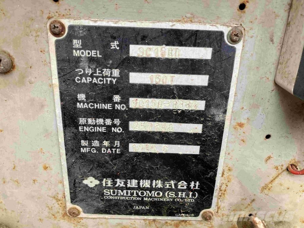 Sumitomo SC1500 Kranovi sa gusjenicama