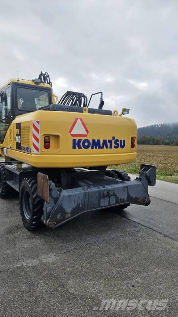 Komatsu PW 160-7K Bageri na kotačima