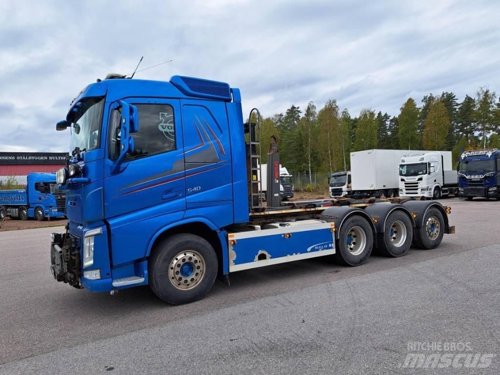 Volvo FH 540 Plogbil Rol kiper kamioni s kukama za dizanje