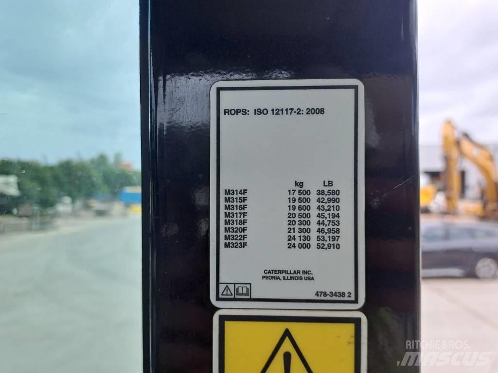CAT M315F Bageri na kotačima