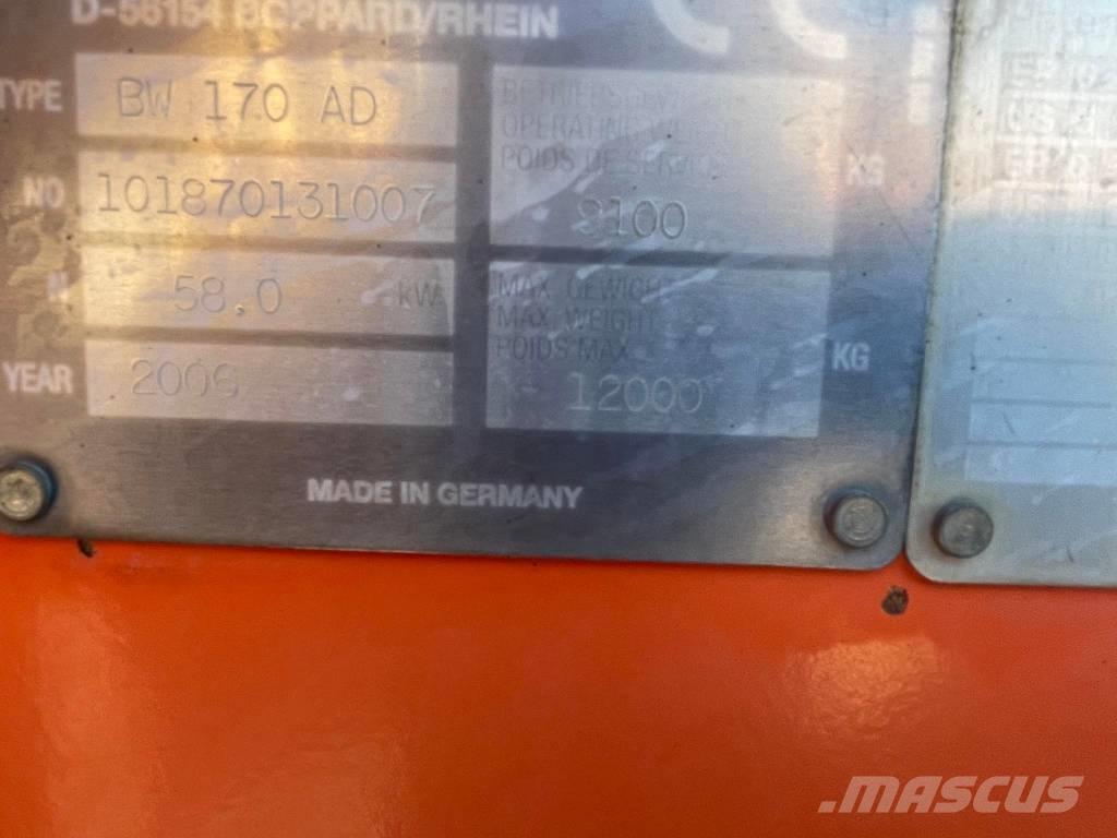 Bomag BW 170 AD Valjci sa dvojnim bubnjem