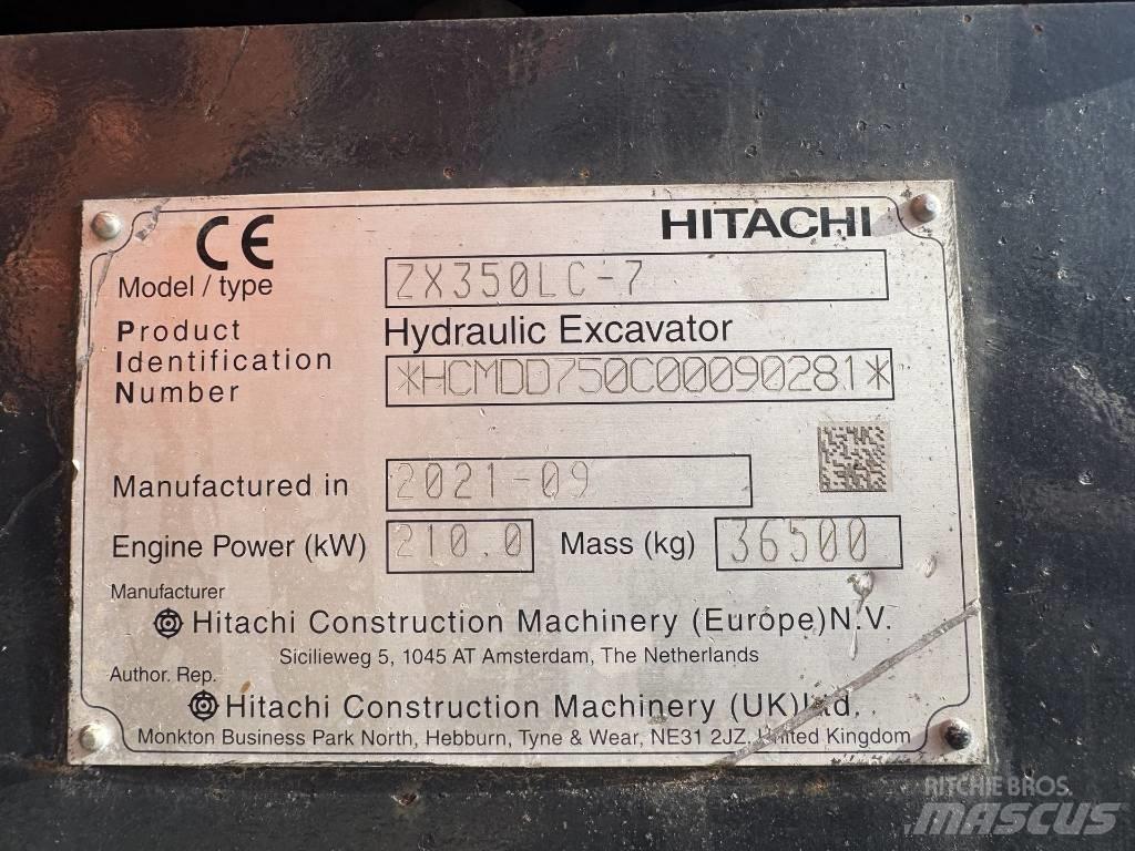 Hitachi ZX 350 LC-7 Bageri gusjeničari