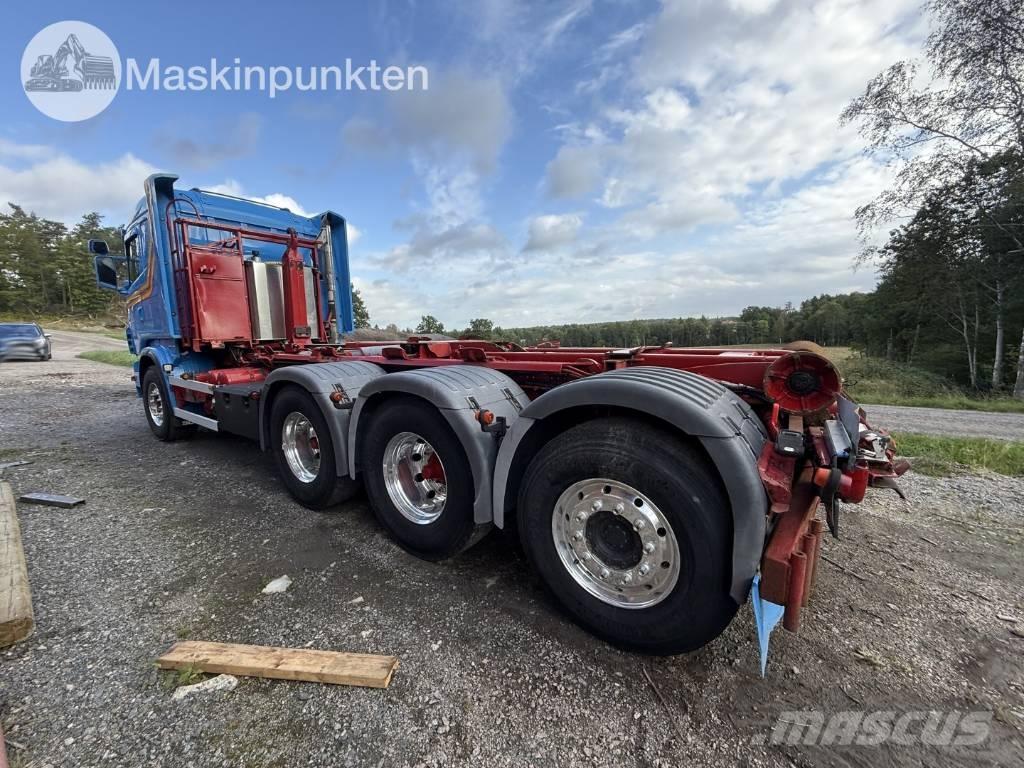 Scania R 480 LB Rol kiper kamioni s kukama za dizanje