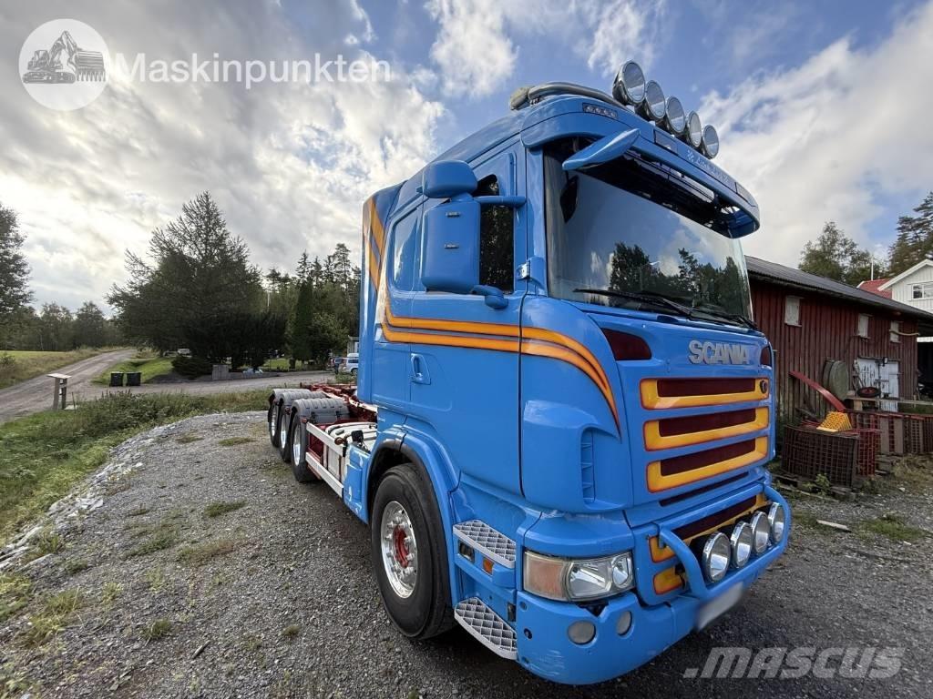 Scania R 480 LB Rol kiper kamioni s kukama za dizanje