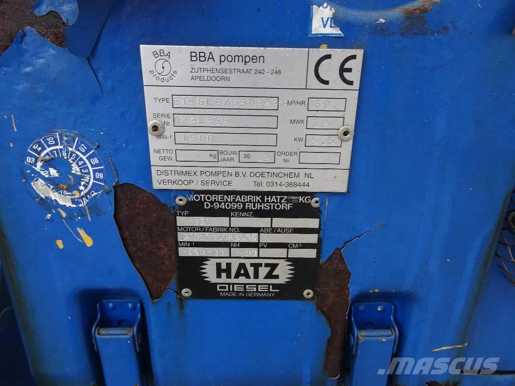 BBA EISELE BSD942H Pumpe za vodu