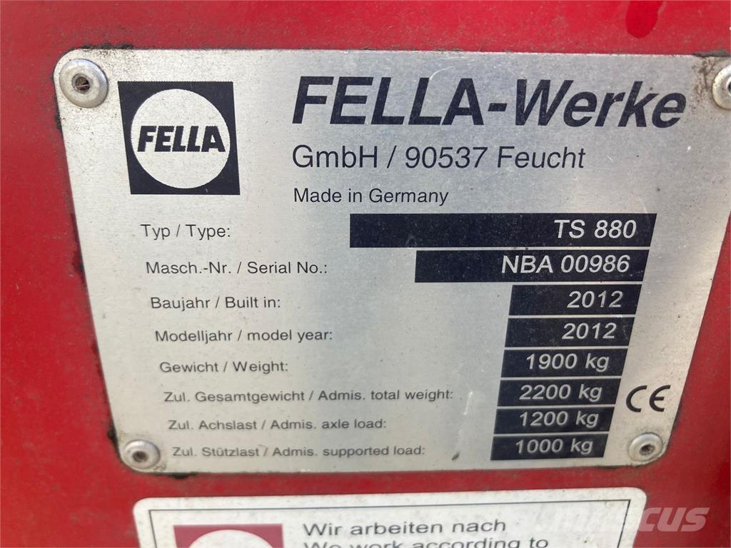 Fella TS 880 HARK Okretači i sakupljači sijena