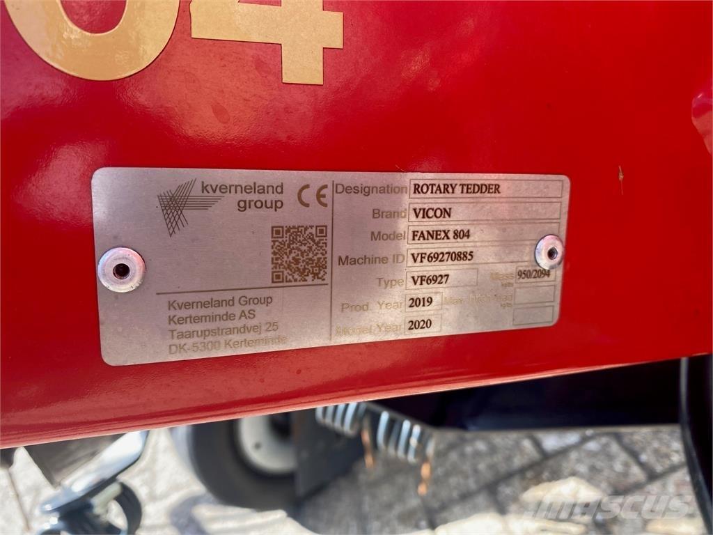 Vicon Fanex 804 Okretači i sakupljači sijena