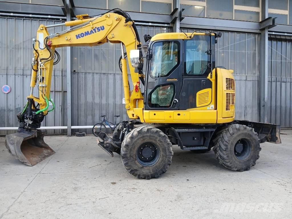 Komatsu PW 98 MR-11 Bageri na kotačima