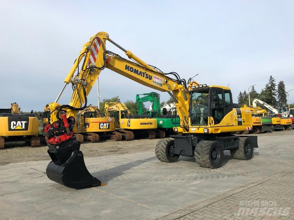 Komatsu PW180-7EO Bageri na kotačima