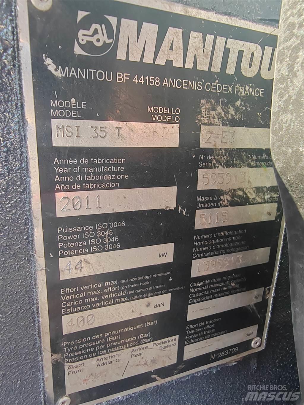Manitou MSI35T Terenski viličar