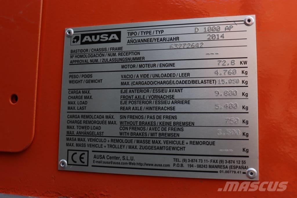 Ausa D 1000 AP Demperi za gradilišta