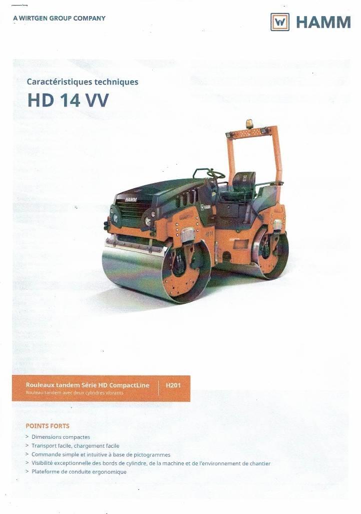 Hamm HD 14 VV Valjci sa dvojnim bubnjem