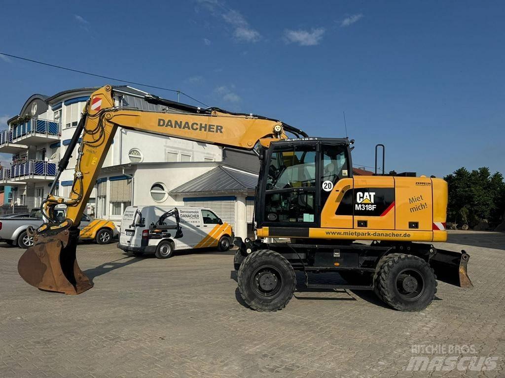 CAT M 318 F Bageri na kotačima