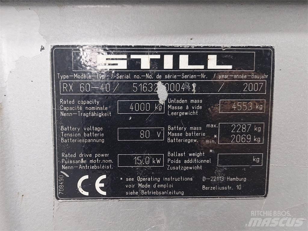 Still RX60 40 Električni viličari