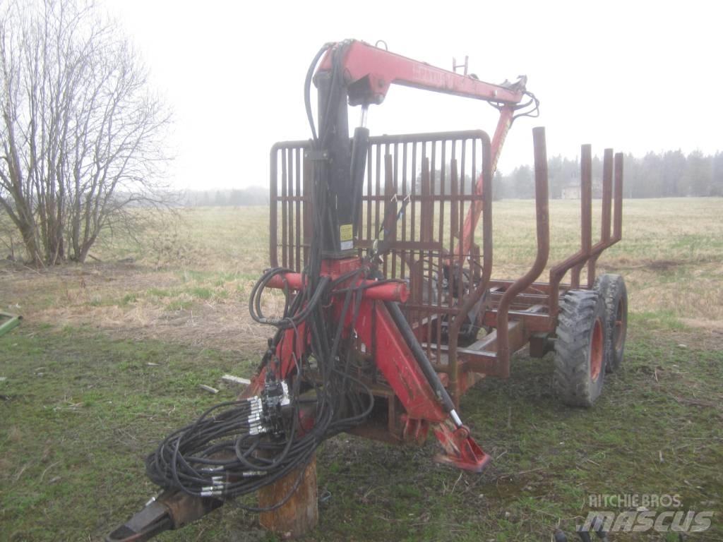 Patu 500 + Metsäkärry Šumarske prikolice