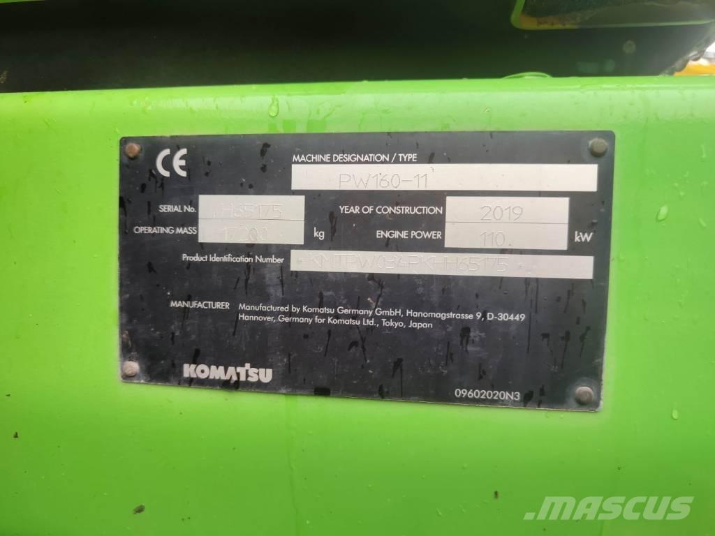 Komatsu PW 160-11 Bageri na kotačima