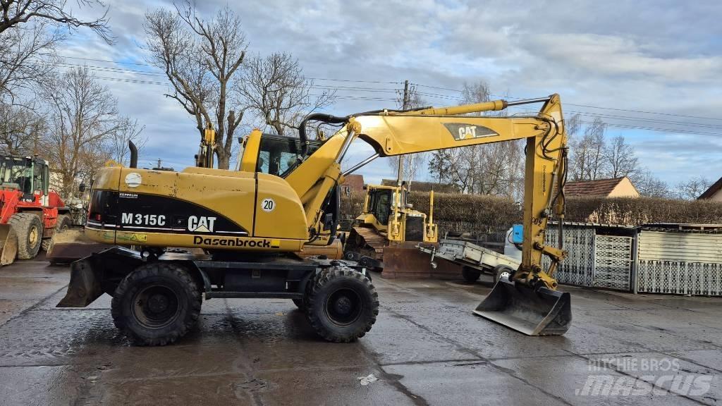 CAT M 315 C Bageri na kotačima