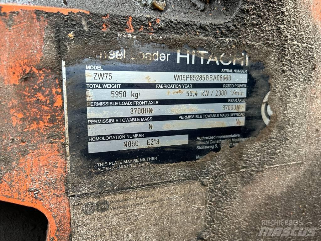 Hitachi ZW 75 Utovarivači na kotačima