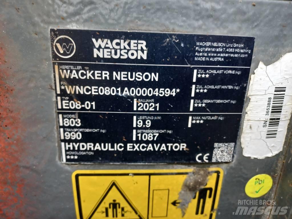Wacker Neuson 803 Bageri gusjeničari