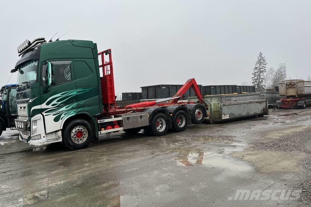 Volvo FH 540 Rol kiper kamioni s kukama za dizanje