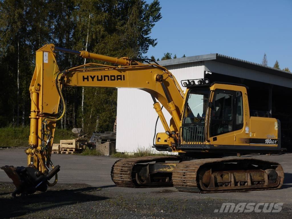 Hyundai R 180 LC-7 Bageri gusjeničari