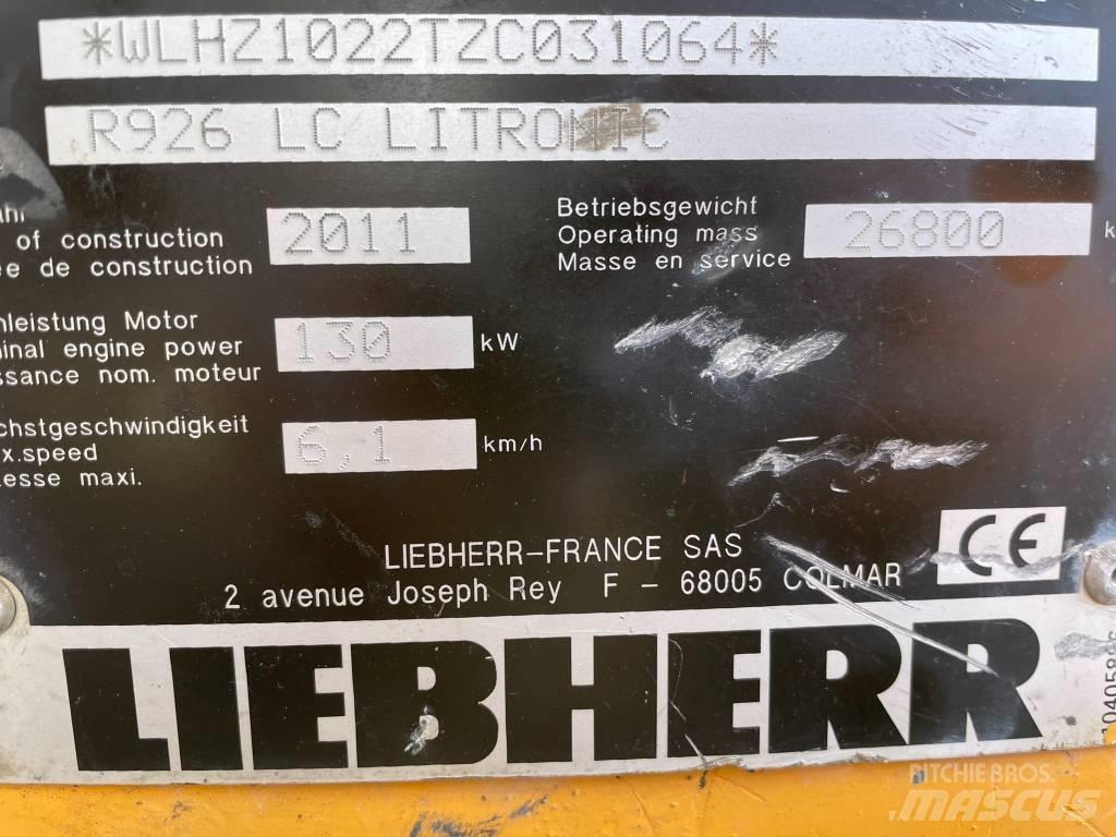 Liebherr R 926 LC Bageri gusjeničari