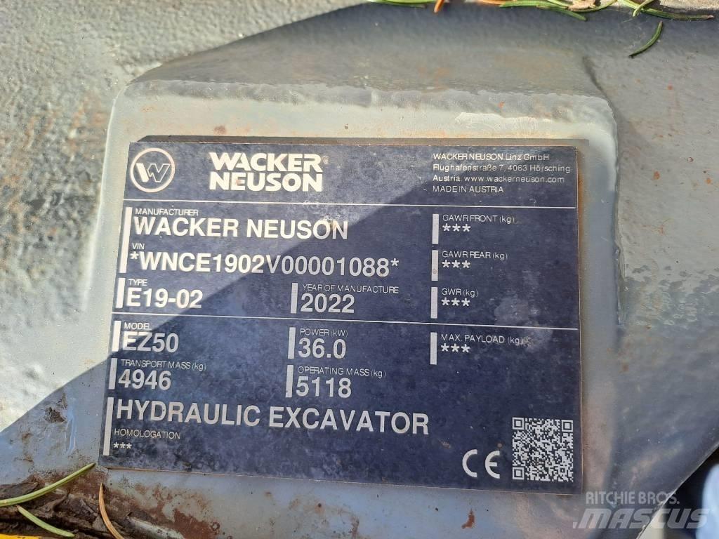 Wacker Neuson EZ50 Bageri gusjeničari