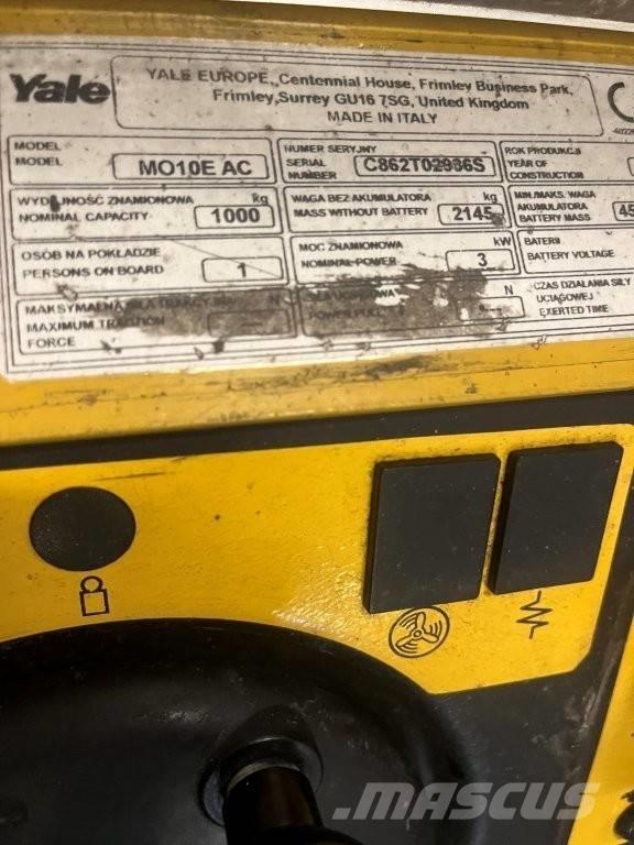 Yale MO 10 E Visokopodizni komisioni viličar