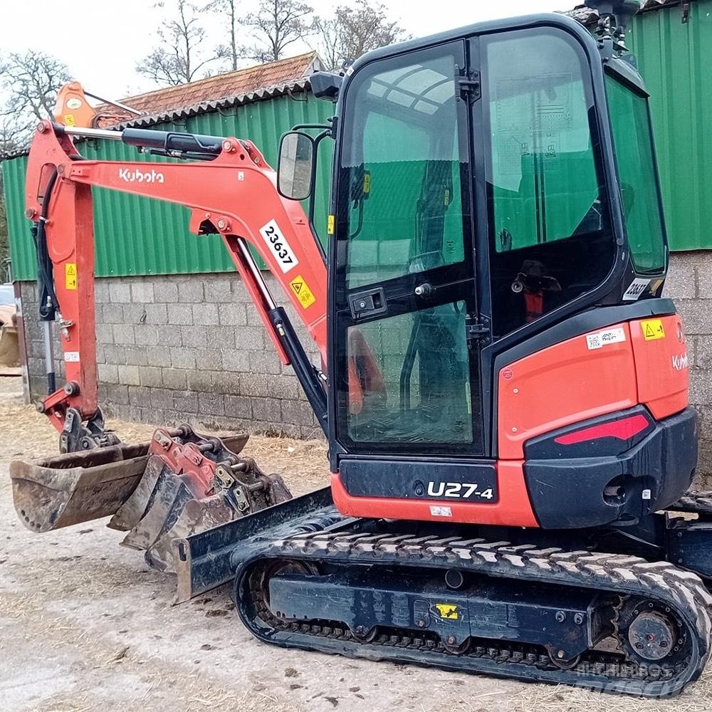 Kubota U 27-4 Mini bageri <7t