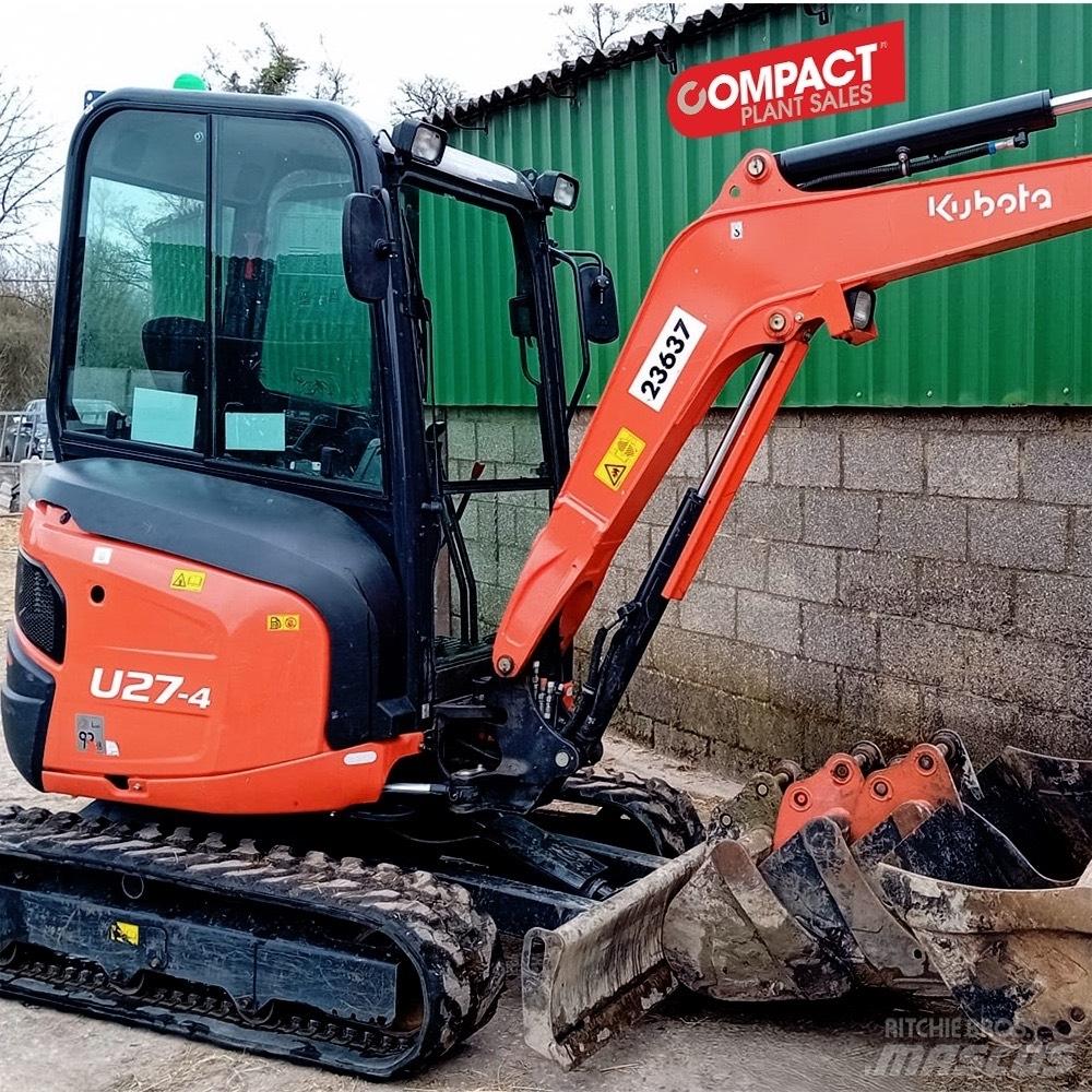 Kubota U 27-4 Mini bageri <7t
