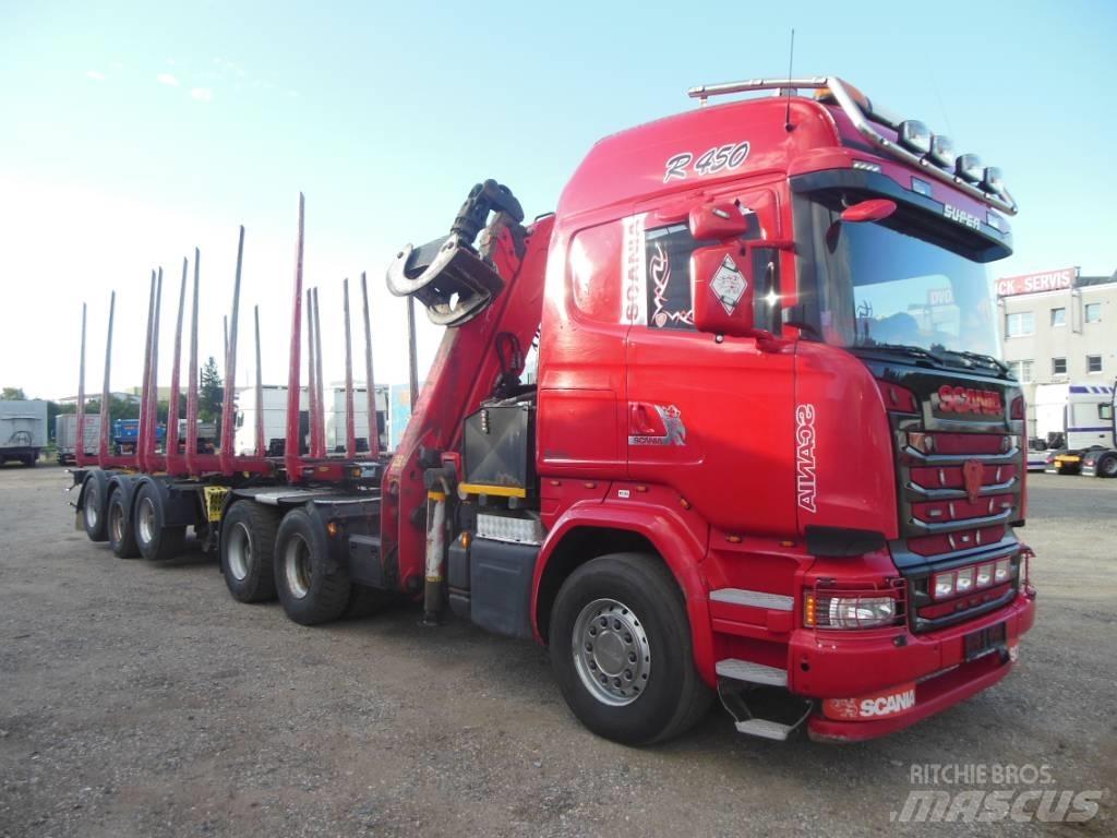 Scania R 450 Kamioni za drva