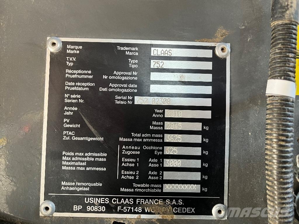 CLAAS Variant 380 Rolo balirke