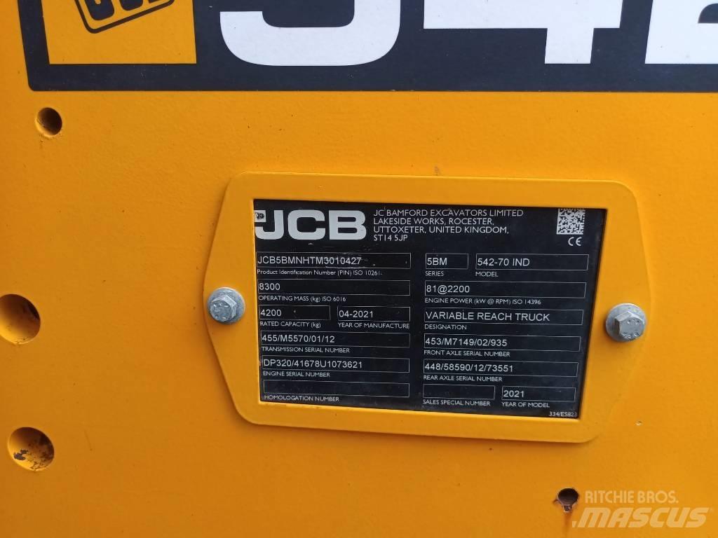 JCB 542-70 IND Teleskopski utovarivači na kotačima