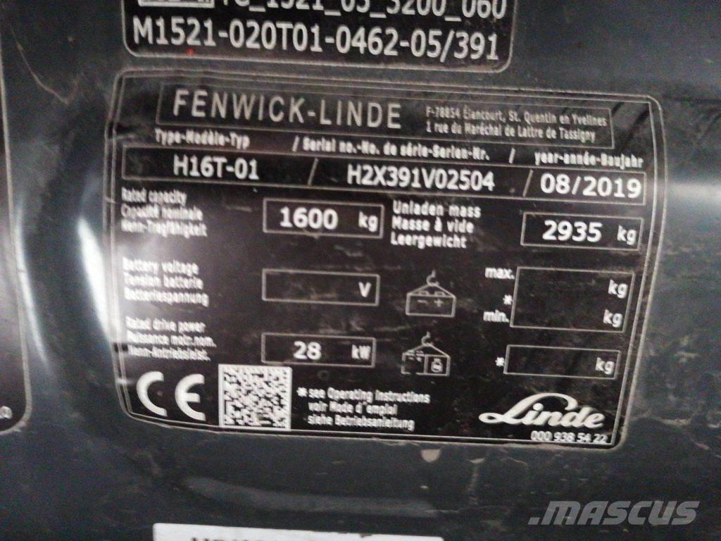 Linde H16T-01 Plinski viličari