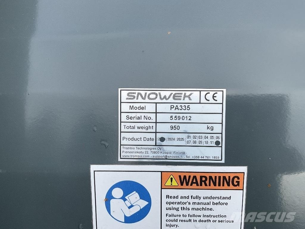 Snowek PA335 Sniježne daske i  plugovi