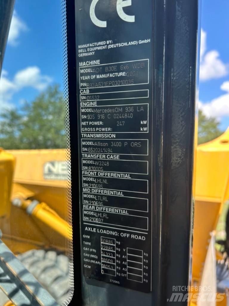 Bell B30E Zglobni demperi