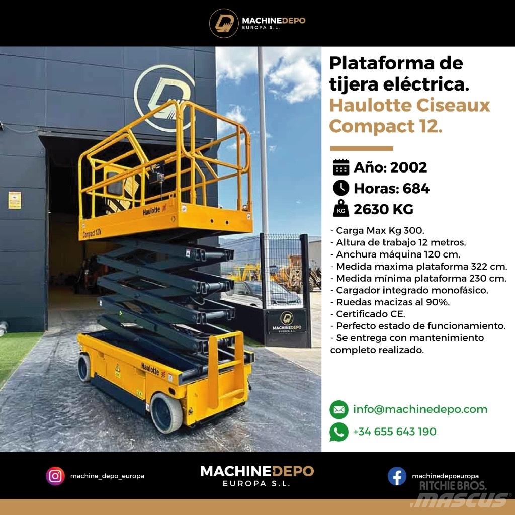 Haulotte Compact 12 Škaraste platforme