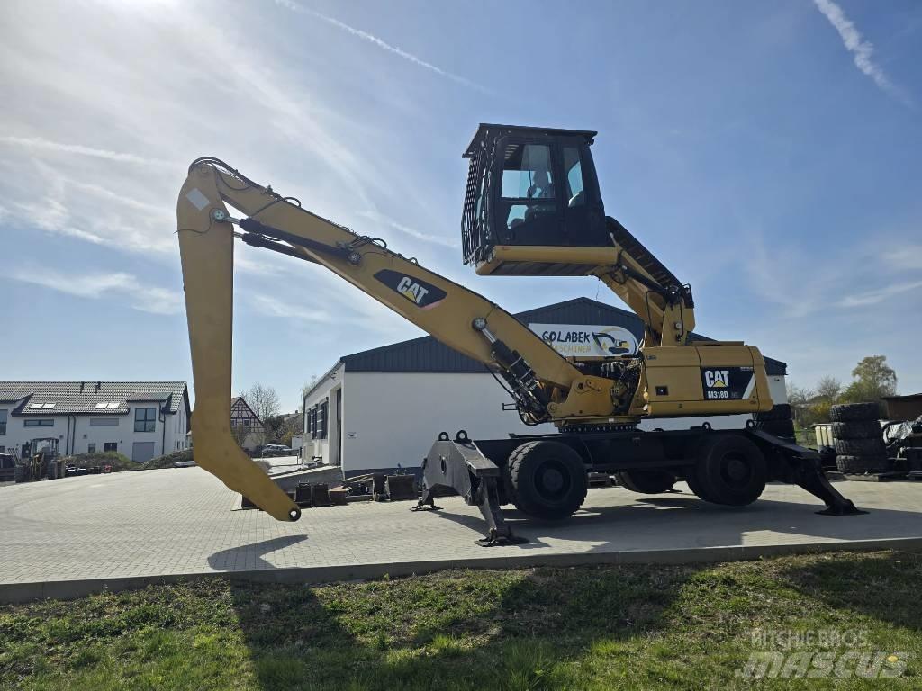 CAT 318D Bageri za manipuliranje materijalom / otpadom