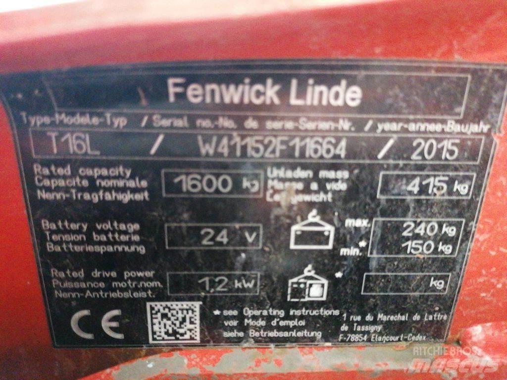 Linde T16L Ručni paletni viličar